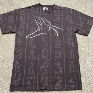 Vtg 00s UNIVERSAL STUDIOS Roller Coaster REVENGE OF THE MUMMY SHIRT Men's Medium